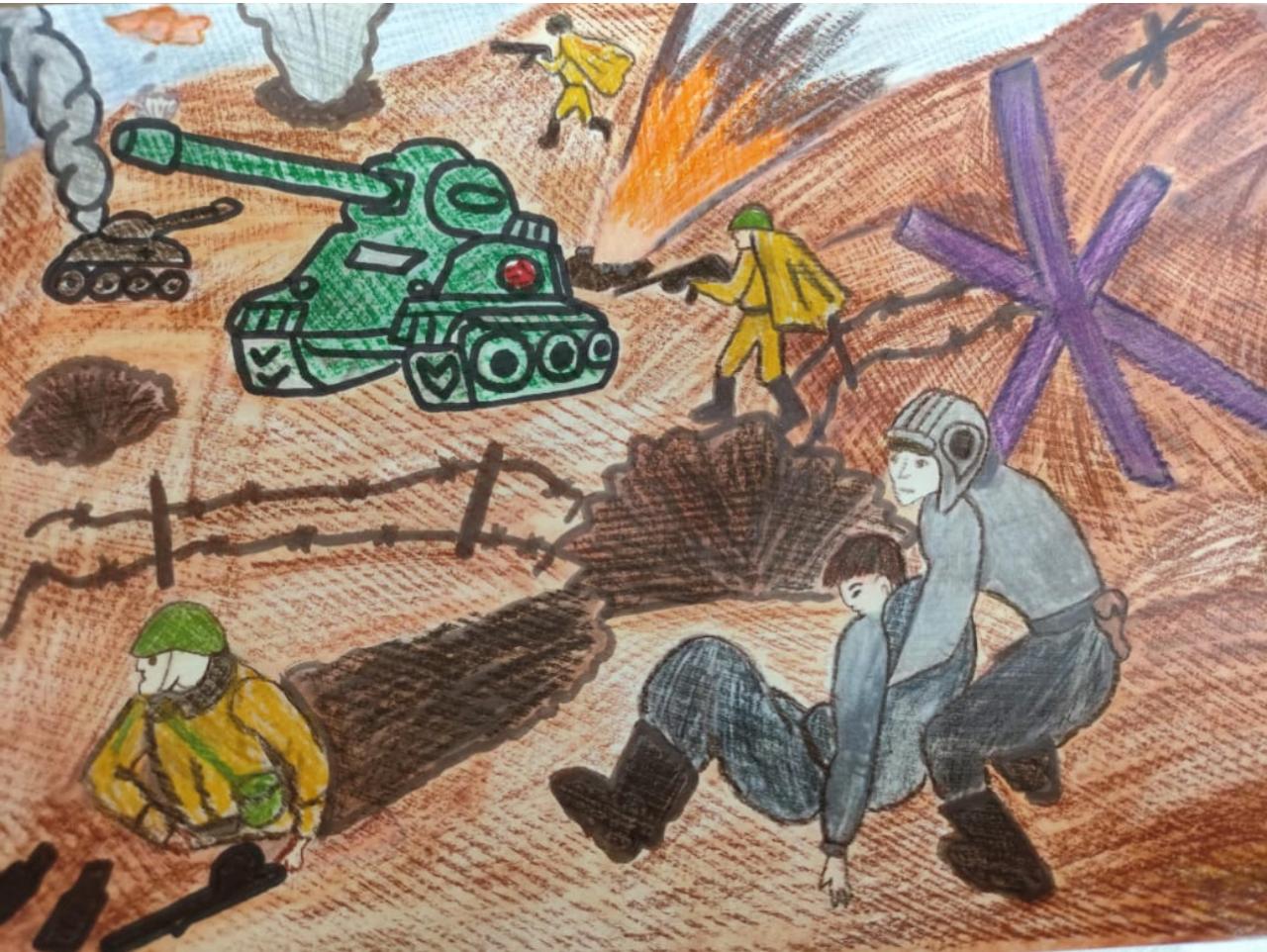 Республиканский творческий конкурс к 80-летию Великой Победы! «Защитникам Отечества посвящается».